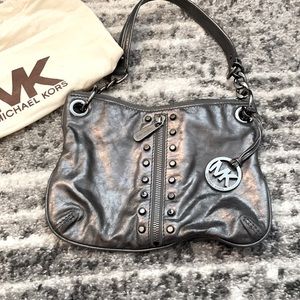 Michael Kors Gunmetal silver bag